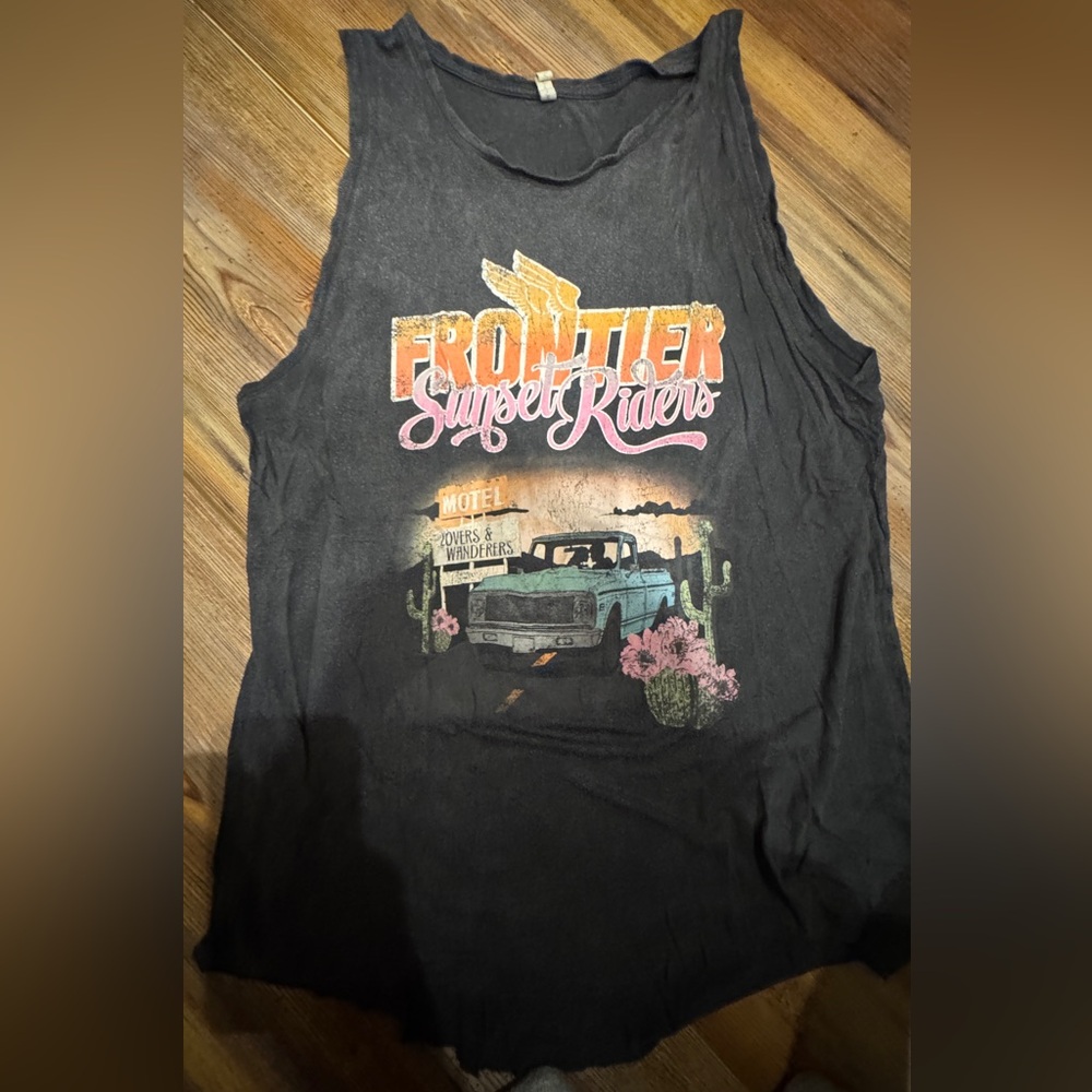 Spell Charcoal Graphic Tank